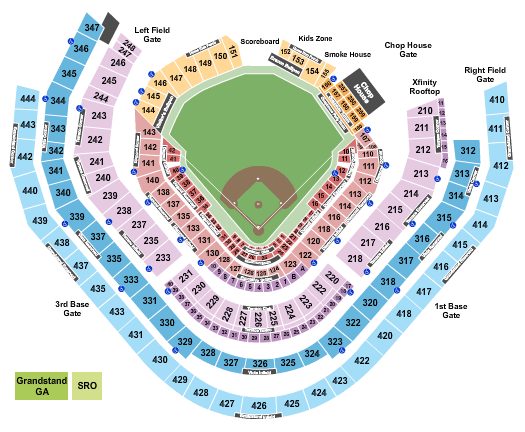 Truist Park Atlanta Seating Chart